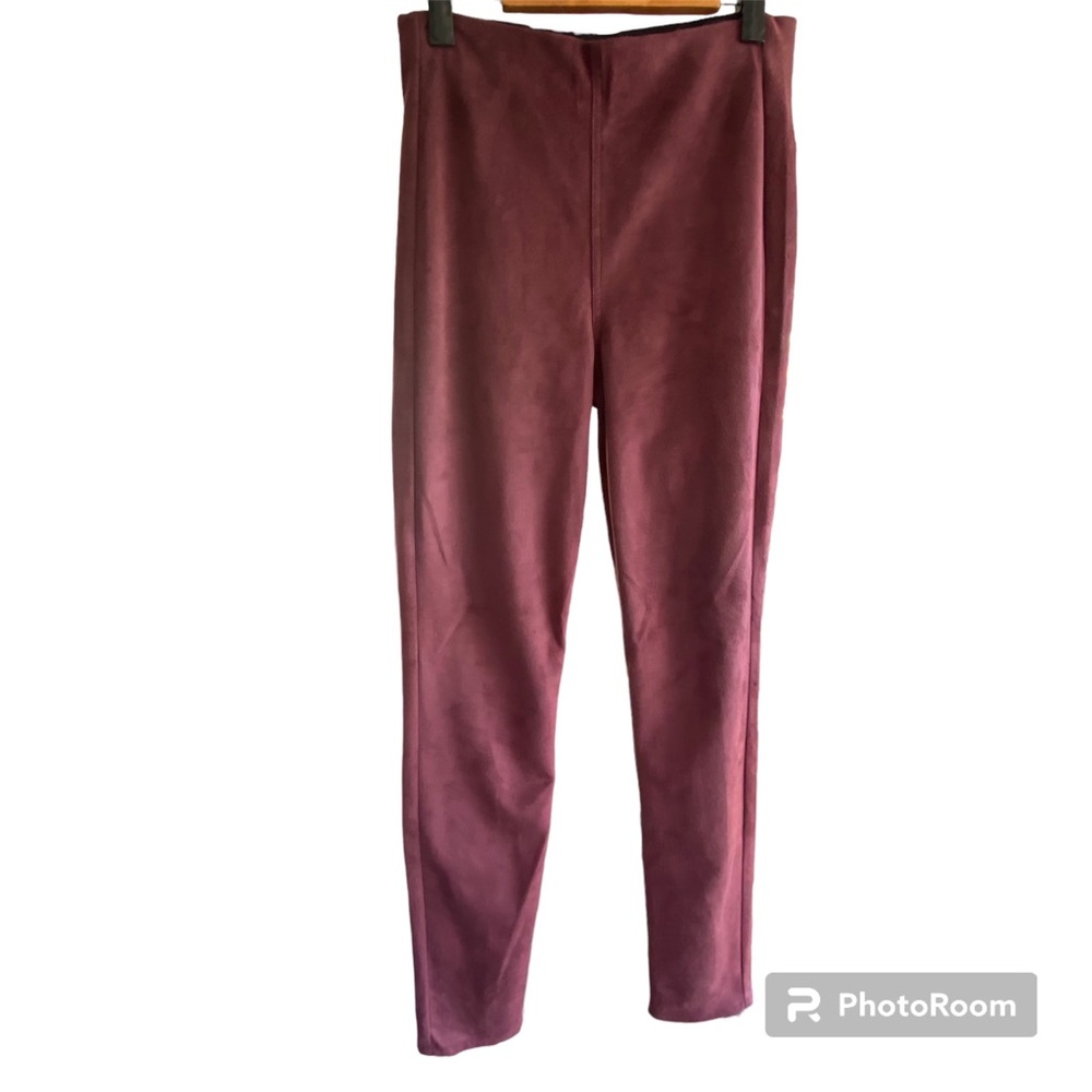 Rag & Bone Faux Suede Skinny Legging Pants, Size M